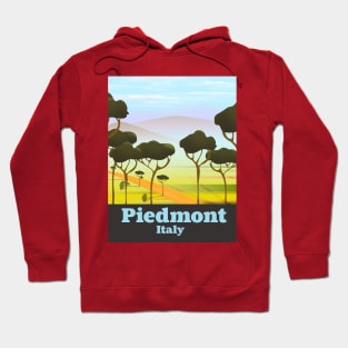 Piedmont Italy travel poster Hoodie